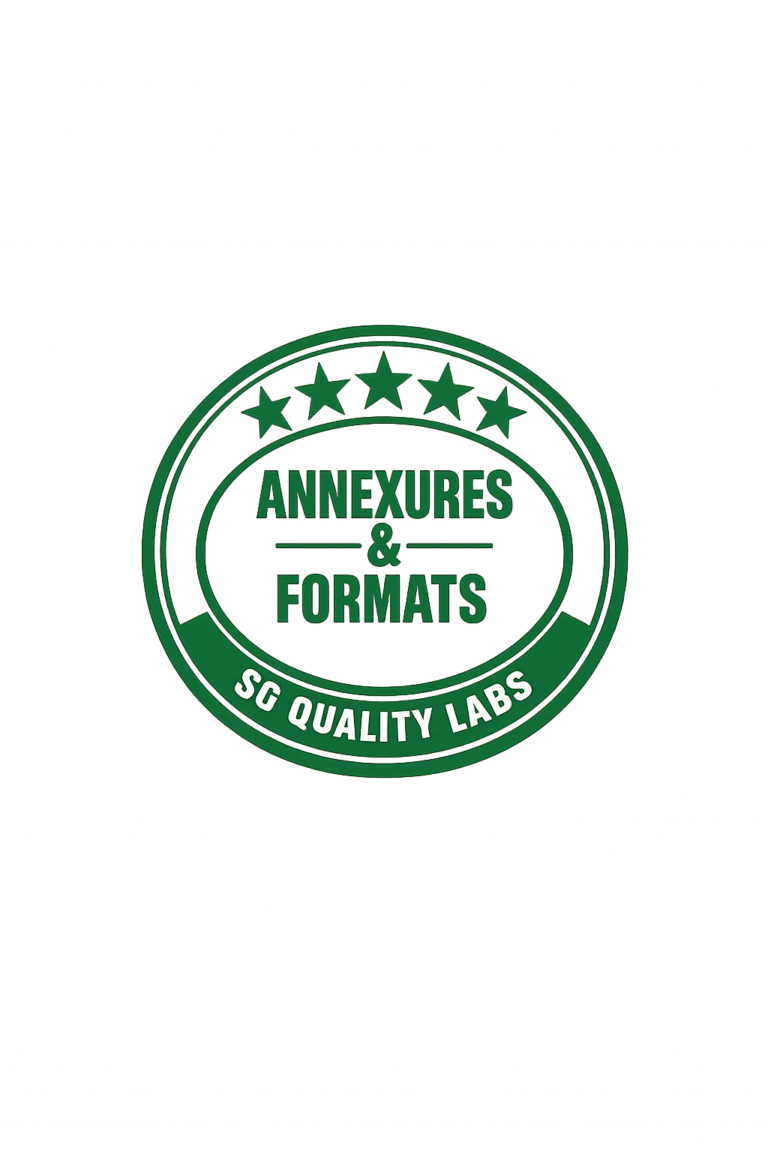 annexures & formats
